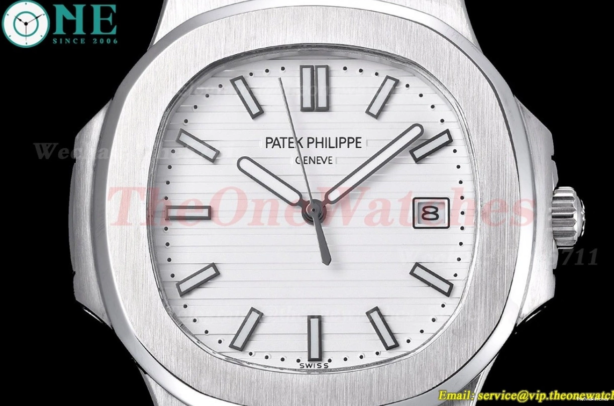 SS MY8215 Nautilus 5711 40mm SS GDF Dial White 0123